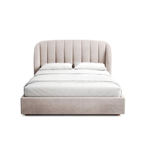 Кровать двуспальная 160х200 см бежевый TULIP 116 - купить за 161300 руб ...