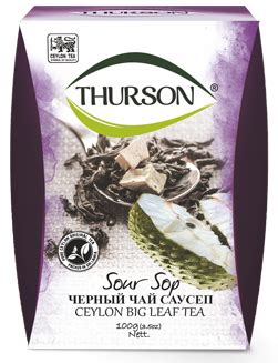 Чай Турсон Саусеп черный 100 г цейлонский Thurson Tea Soursop Ceylon ...