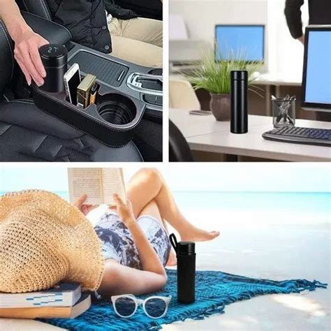 Smart Temperature Display Indicator Insulated Stainless Steel Hot Cold Flask Bottle At Rs