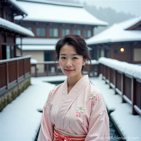 Japanese Hot Spring Town Stable Diffusion Online