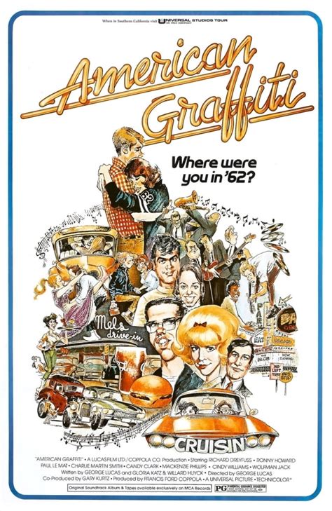 American Graffiti 1973 Movie Poster Masterprint (24 x 36) - Walmart.com ...