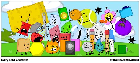Every Bfdi Character Comic Studio