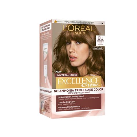 Buy Loreal Excellence Creme Universal Nudes Dark Blonde U Online At Chemist Warehouse