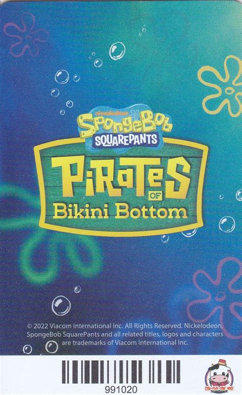 Cow Play Cow Moo Spongebob Squarepants Pirates Of Bikini Bottom Card Spongebob Arcade
