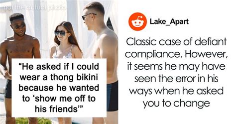 Man Forces Wife To Wear Revealing Bikini For His B Day Pool Party Backtracks But Its Too Late