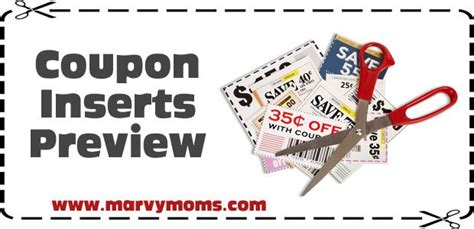 Coupon Inserts Preview For 6 1 14 Paper Marvy Moms Sunday Paper