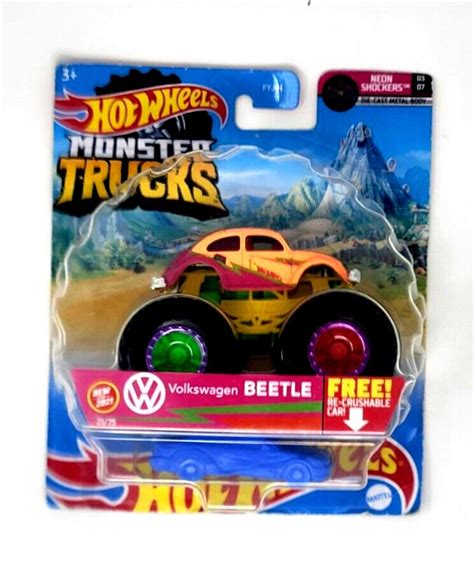 Volkswagen Beetle Hot Wheels Monster Trucks New