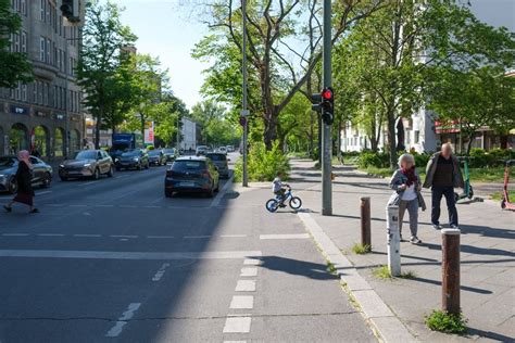 Baulich Getrennter Radweg Oranienstra E Nordseite Bauabschnitt