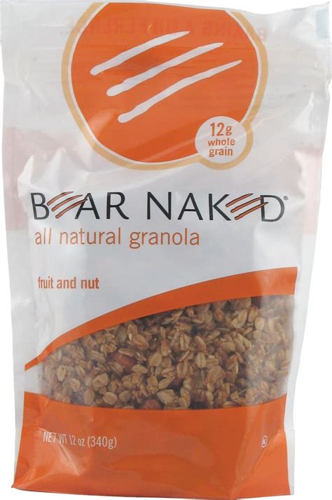 Bear Naked All Natural Granola Fruit Nut 12 Oz Natural Granola Bear Naked Granola Granola