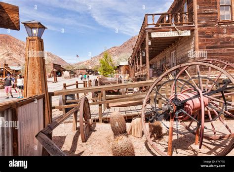 Ghost Town In The Nevada Desert Historical Abandoned Mining Town Now