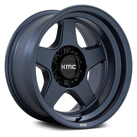 KMC® KM728 LOBO Wheels - Metallic Blue Rims - KM728LX17856318
