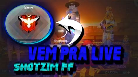 FREE FIRE AO VIVO SALA PERSONALIZADA RUMO AO MESTRE LIVE ON