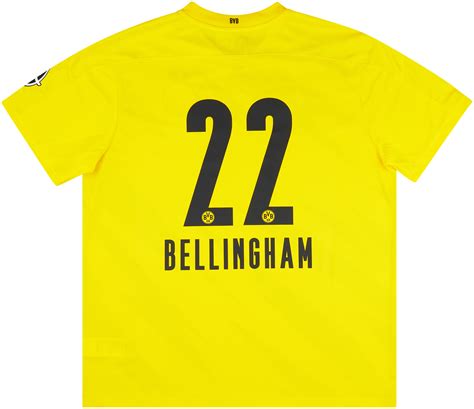 2020-21 Dortmund Home Shirt Bellingham #22 - NEW - (XXL)