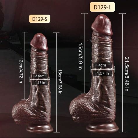 Inch Dildo Realistic Big Sliding Foreskin Dildo Hands Free Anal