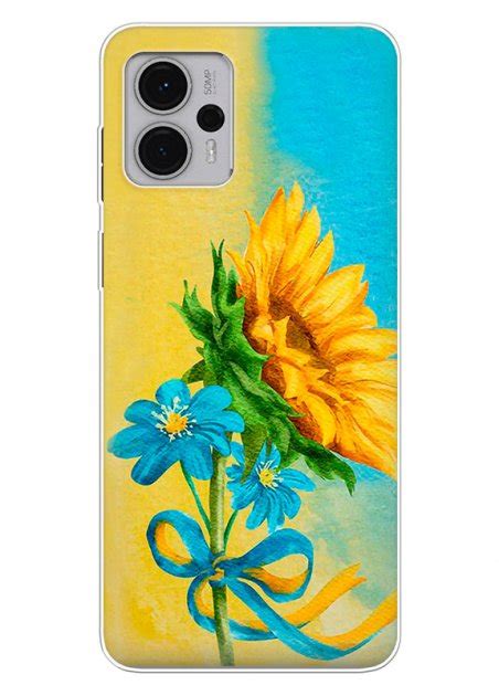 Чехол ПринтОК для Motorola G23 из силикона - Цветы Украины – фото ...