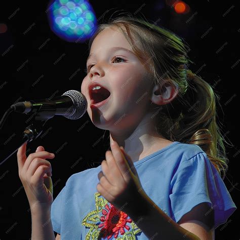 Premium Photo | Singing Stars Kids Musical Talents Shine