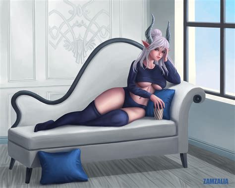 Commission Castanic By Zamzalia Hentai Foundry