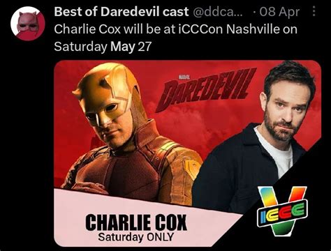 Best Of Daredevil Cast On Twitter Some Conventions For Charlie Cox