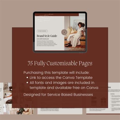 Brand Identity Style Guidelines Canva Template - Rise and Roar Design ...