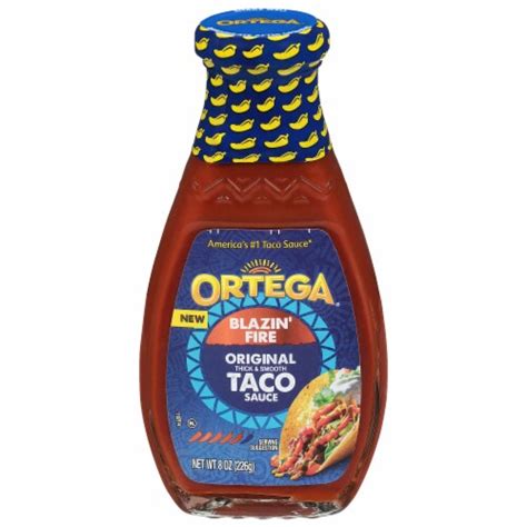 Ortega Blazin Fire Taco Sauce Original Hot Taco Sauce Kosher 8 Oz Kroger