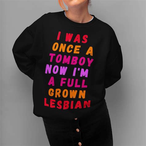 Tomboy Lesbian Pride Sweatshirt Butch Femme Dyke Wear Lgbtq Etsy