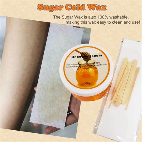 Strip It Sugar Wax Hair Removal Sugaring Wax Kit Organic Hot Cold Waxing Kit Underarm