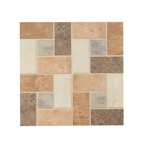 Cerámica De Piso De 33x33 Alcala Marrón Ceramica Para Piso Hispacensa
