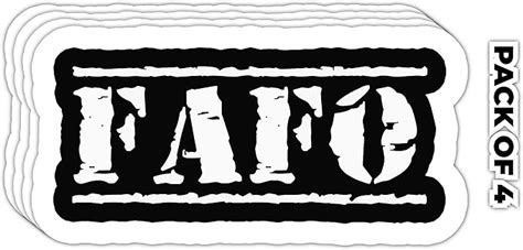 Amazon IMPERIAL VIBES Fuck Around And Find Out FAFO Funny Decal