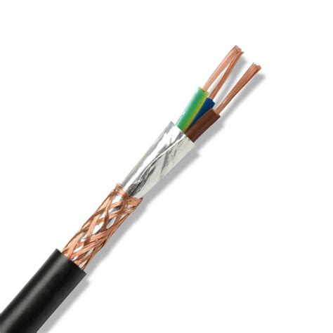 Pvc Insulated And Braided Shielding Layer Flexible Cable Braided Copper