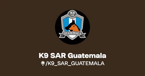 K9 Sar Guatemala Instagram Facebook Linktree