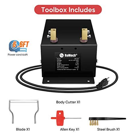 Snapklik Romech Electric Rope Cutter Hot Knife Thermal Blade For Braid Fabric Webbing