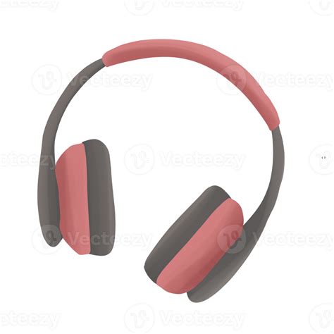 Cute Headphone Illustration 24299873 Png