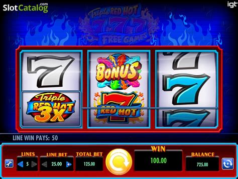 Triple Red Hot S Slot Free Demo Game Review Apr