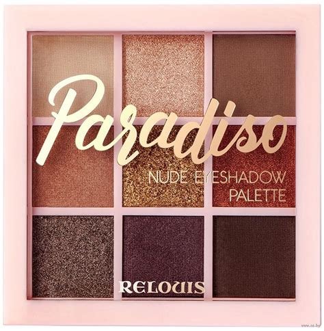Тени для век Relouis Релуи Палетка теней для век Paradiso Nude отзывы
