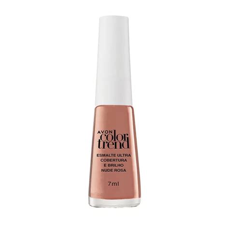 Avon Color Trend Esmalte Nude Rosa 7ml Shopee Brasil
