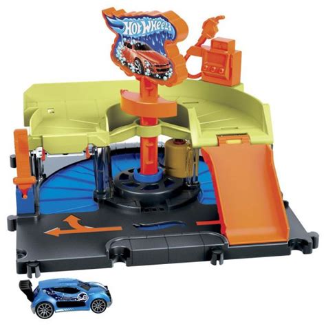 Spalatorie Cu Accesorii Hot Wheels City Game Hippoland Ro