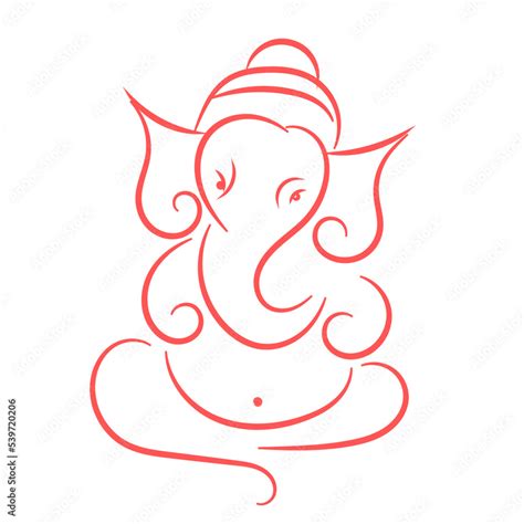 Vecteur Stock Ganesh Chaturthi, Ganpati Chaturthi, Ganpati Bappa Morya ...