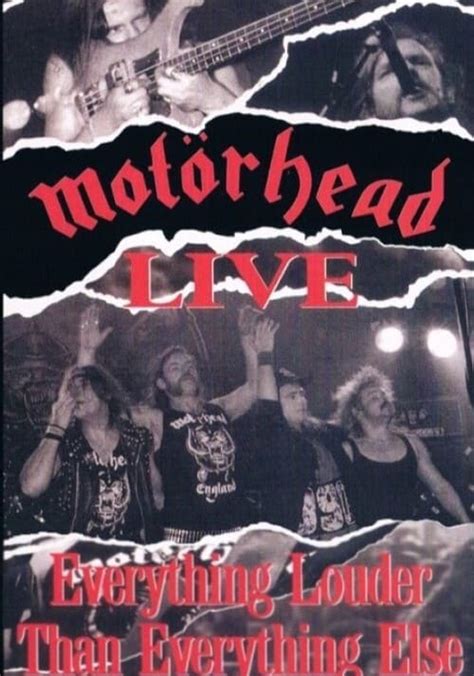 Motörhead - Everything Louder Than Everything Else streaming