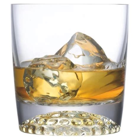 Nude Glass Ace Modern Classic Clear Whiskey Glass Set Of