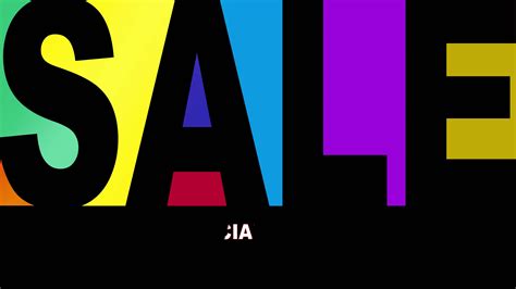 Black Sale sign with multicolor background and speical offer from below