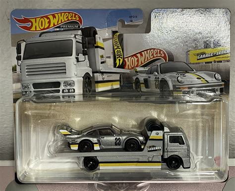 Hot Wheels Team Transport Porsche Legends In Hand Rockets Garden