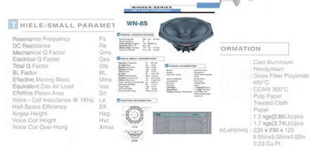Динамик неодимовый 8 10 12 дюймов P.audio WN-серия купить в Москве с ...