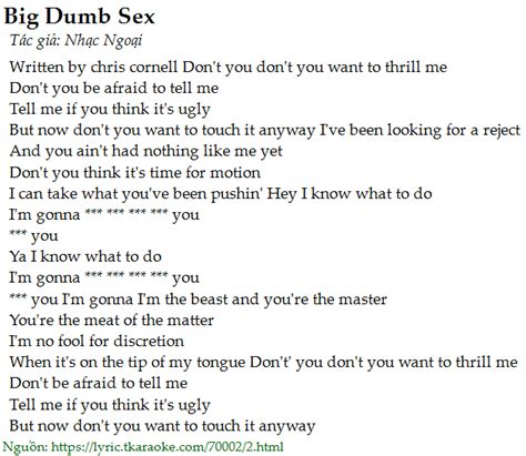 L I B I H T Big Dumb Sex Nh C Ngo I C Nh C Nghe