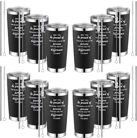 Amazon.com: Nitial 12 Pcs 17 oz Christian Coffee Mugs with Lid and