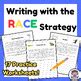 Free Race Strategy Practice Worksheets Race Writing Passages With Prompts