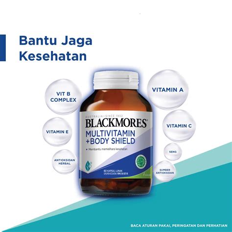 blackmores multivitamins body shield botol  capsule farmaku