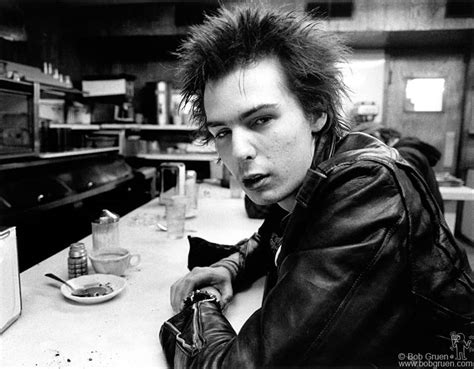 Sid Vicious Of The Sex Pistols At A Diner USA January Image R Bob Gruen