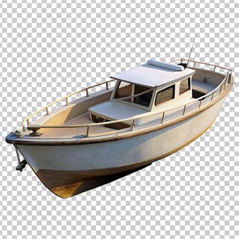 Premium Psd Boat Isolated Transparent Background