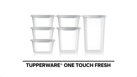 One Touch Fresh Oval Containers Youtube