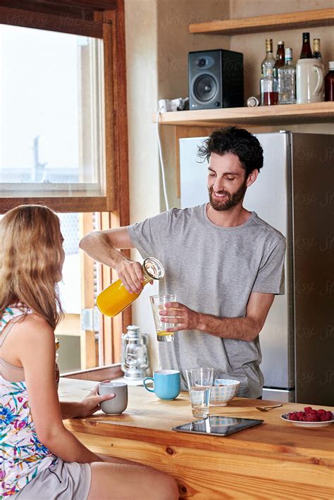 Breakfast Lifestyle Couple By Stocksy Contributor Daxiao Productions